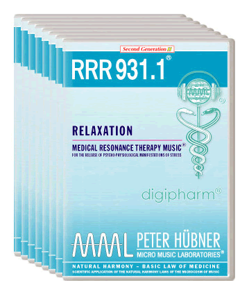 Peter Hübner - Medical Resonance Therapy Music<sup>®</sup> - RRR 931 Relaxation • No. 1-8