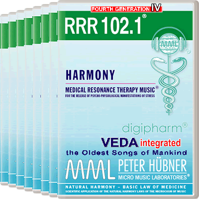 Peter Hübner - Medical Resonance Therapy Music<sup>®</sup> - RRR 102 Harmony No. 1-8