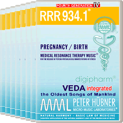 Peter Hübner - Medical Resonance Therapy Music<sup>®</sup> - RRR 934 Pregnancy & Birth No. 1-8
