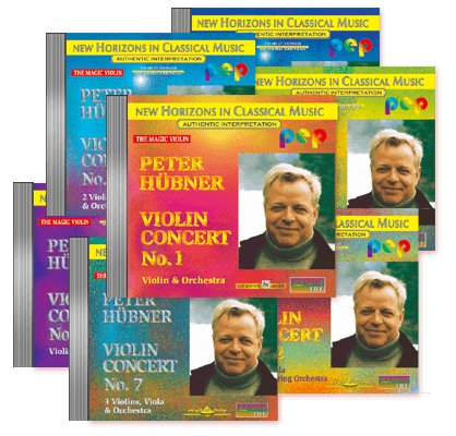 Peter Hübner - Violin Concert - No. 1 – No. 7 · 7 CDs