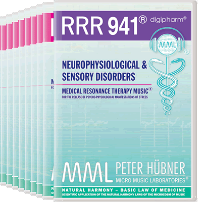 Peter Hübner - Medizinische Resonanz Therapie Musik<sup>®</sup> - RRR 941 NEUROPHYSIOLOGISCHE & SENSORISCHE STÖRUNGEN