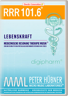 Peter Hübner - Medizinische Resonanz Therapie Musik<sup>®</sup> - RRR 101 Lebenskraft Nr. 6