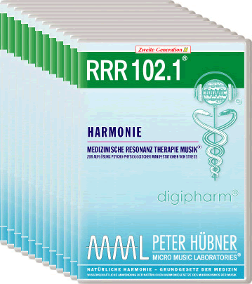 Peter Hübner - Medizinische Resonanz Therapie Musik<sup>®</sup> - RRR 102 Harmonie Nr. 1-12