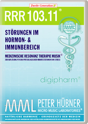 Peter Hübner - Medizinische Resonanz Therapie Musik<sup>®</sup> - RRR 103 Störungen im Hormon- & Immunsystem Nr. 11