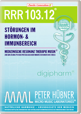 Peter Hübner - Medizinische Resonanz Therapie Musik<sup>®</sup> - RRR 103 Störungen im Hormon- & Immunsystem Nr. 12
