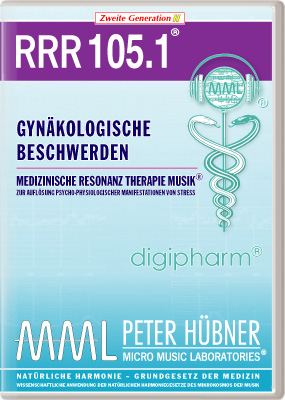 Peter Hübner - Medizinische Resonanz Therapie Musik<sup>®</sup> - RRR 105 Gynäkologische Beschwerden Nr. 1