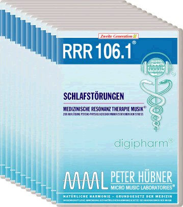 Peter Hübner - Medizinische Resonanz Therapie Musik<sup>®</sup> - RRR 106 Schlafstörungen Nr. 1-12