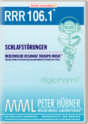 Peter Hübner - Medizinische Resonanz Therapie Musik<sup>®</sup> - RRR 106 Schlafstörungen Nr. 1
