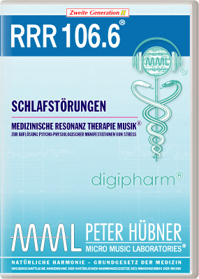 Peter Hübner - Medizinische Resonanz Therapie Musik<sup>®</sup> - RRR 106 Schlafstörungen Nr. 6