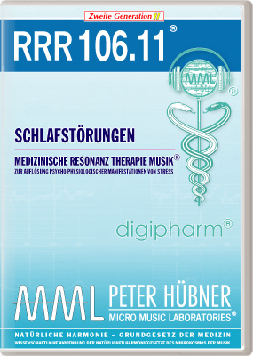 Peter Hübner - Medizinische Resonanz Therapie Musik<sup>®</sup> - RRR 106 Schlafstörungen Nr. 11