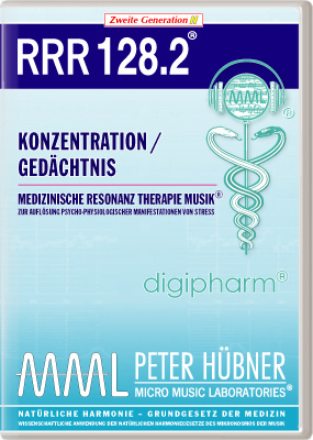 Peter Hübner - Medizinische Resonanz Therapie Musik<sup>®</sup> - RRR 128 Konzentration / Gedächtnis Nr. 2