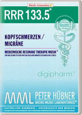 Peter Hübner - Medizinische Resonanz Therapie Musik<sup>®</sup> - RRR 133 Kopfschmerzen / Migräne Nr. 5