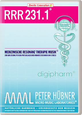 Peter Hübner - Medizinische Resonanz Therapie Musik<sup>®</sup> - RRR 231