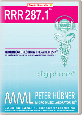 Peter Hübner - Medizinische Resonanz Therapie Musik<sup>®</sup> - RRR 287