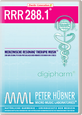 Peter Hübner - Medizinische Resonanz Therapie Musik<sup>®</sup> - RRR 288
