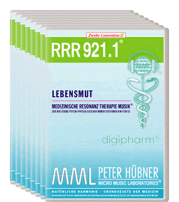 Peter Hübner - Medizinische Resonanz Therapie Musik<sup>®</sup> - RRR 921 Lebensmut • Nr. 1-8