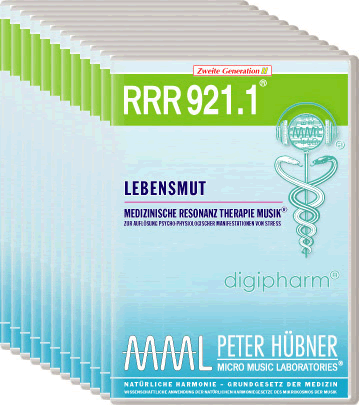 Peter Hübner - Medizinische Resonanz Therapie Musik<sup>®</sup> - RRR 921 Lebensmut • Nr. 1-12