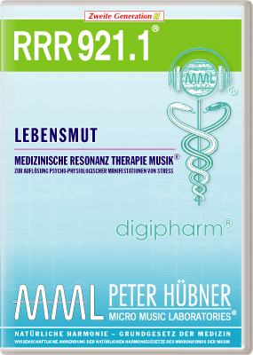 Peter Hübner - Medizinische Resonanz Therapie Musik<sup>®</sup> - RRR 921 Lebensmut • Nr. 1