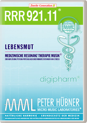 Peter Hübner - Medizinische Resonanz Therapie Musik<sup>®</sup> - RRR 921 Lebensmut • Nr. 11