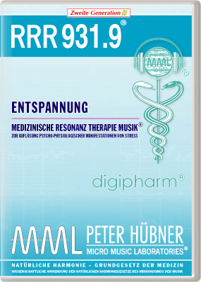 Peter Hübner - Medizinische Resonanz Therapie Musik<sup>®</sup> - RRR 931 Entspannung • Nr. 9