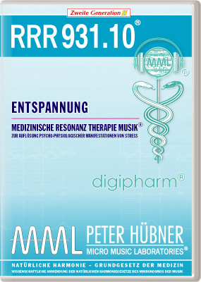 Peter Hübner - Medizinische Resonanz Therapie Musik<sup>®</sup> - RRR 931 Entspannung • Nr. 10