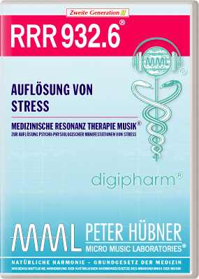 Peter Hübner - Medizinische Resonanz Therapie Musik<sup>®</sup> - RRR 932 Auflösung von Stress • Nr. 6