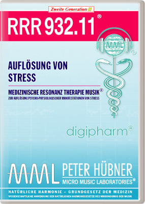 Peter Hübner - Medizinische Resonanz Therapie Musik<sup>®</sup> - RRR 932 Auflösung von Stress • Nr. 11