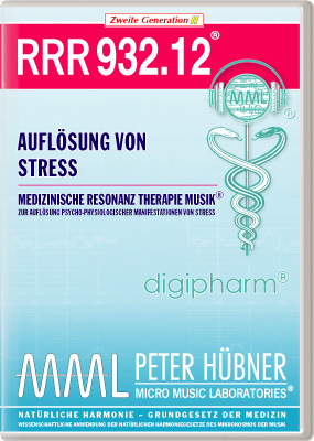 Peter Hübner - Medizinische Resonanz Therapie Musik<sup>®</sup> - RRR 932 Auflösung von Stress • Nr. 12