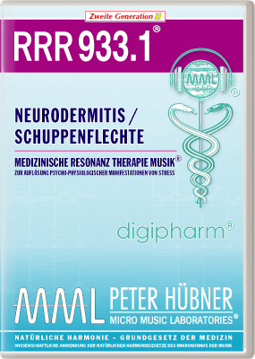 Peter Hübner - Medizinische Resonanz Therapie Musik<sup>®</sup> - RRR 933 Neurodermitis / Psoriasis • Nr. 1