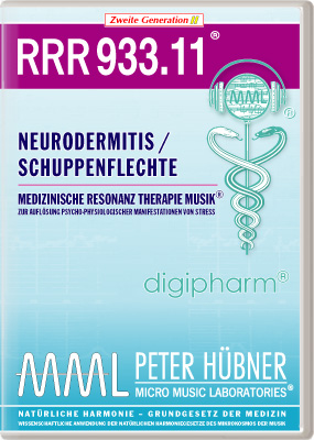 Peter Hübner - Medizinische Resonanz Therapie Musik<sup>®</sup> - RRR 933 Neurodermitis / Psoriasis • Nr. 11