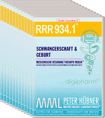 Peter Hübner - Medizinische Resonanz Therapie Musik<sup>®</sup> - RRR 934 Schwangerschaft & Geburt • Nr. 1-12