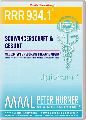 Peter Hübner - Medizinische Resonanz Therapie Musik<sup>®</sup> - RRR 934 Schwangerschaft & Geburt • Nr. 1