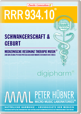 Peter Hübner - Medizinische Resonanz Therapie Musik<sup>®</sup> - RRR 934 Schwangerschaft & Geburt • Nr. 10