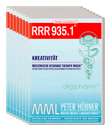 Peter Hübner - Medizinische Resonanz Therapie Musik<sup>®</sup> - RRR 935 Kreativität • Nr. 1-8