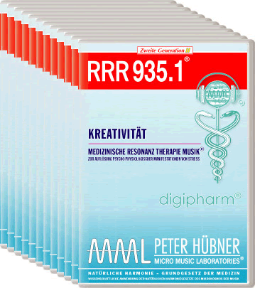 Peter Hübner - Medizinische Resonanz Therapie Musik<sup>®</sup> - RRR 935 Kreativität • Nr. 1-12