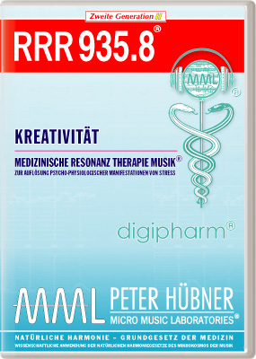 Peter Hübner - Medizinische Resonanz Therapie Musik<sup>®</sup> - RRR 935 Kreativität • Nr. 8