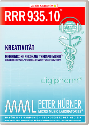 Peter Hübner - Medizinische Resonanz Therapie Musik<sup>®</sup> - RRR 935 Kreativität • Nr. 10