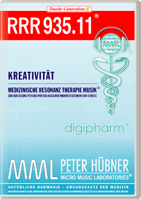 Peter Hübner - Medizinische Resonanz Therapie Musik<sup>®</sup> - RRR 935 Kreativität • Nr. 11
