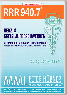 Peter Hübner - Medizinische Resonanz Therapie Musik<sup>®</sup> - RRR 940 Herz- und Kreislaufstörungen Nr. 7