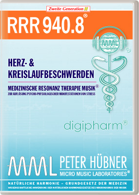 Peter Hübner - Medizinische Resonanz Therapie Musik<sup>®</sup> - RRR 940 Herz- und Kreislaufstörungen Nr. 8