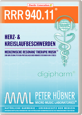 Peter Hübner - Medizinische Resonanz Therapie Musik<sup>®</sup> - RRR 940 Herz- und Kreislaufstörungen Nr. 11