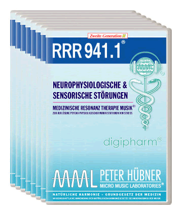 Peter Hübner - Medizinische Resonanz Therapie Musik<sup>®</sup> - RRR 941 Neurophysiologische & sensorische Störungen Nr. 1-8