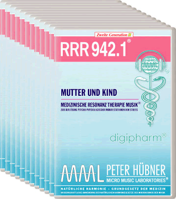 Peter Hübner - Medizinische Resonanz Therapie Musik<sup>®</sup> - RRR 942 Mutter & Kind Nr. 1-12