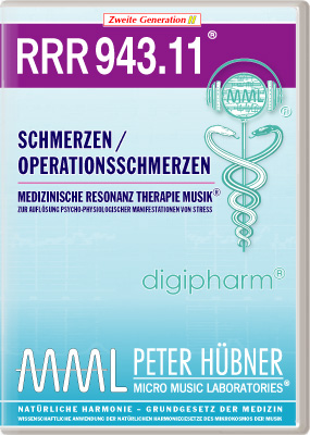 Peter Hübner - Medizinische Resonanz Therapie Musik<sup>®</sup> - RRR 943 Schmerzen / Operationsschmerzen Nr. 11