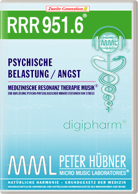 Peter Hübner - Medizinische Resonanz Therapie Musik<sup>®</sup> - RRR 951 Psychische Belastung / Angst Nr. 6