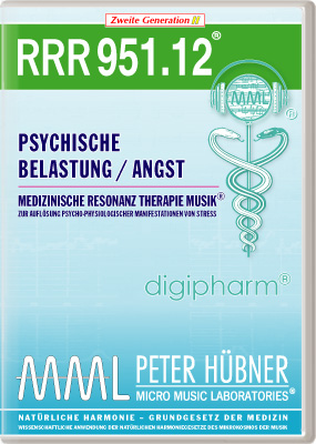 Peter Hübner - Medizinische Resonanz Therapie Musik<sup>®</sup> - RRR 951 Psychische Belastung / Angst Nr. 12