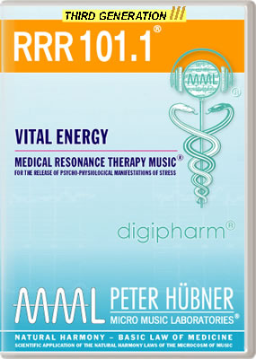 Peter Hübner - Medical Resonance Therapy Music<sup>®</sup> - RRR 101 Vital Energy No. 1