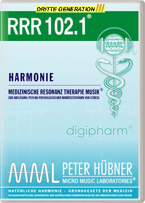 Peter Hübner - Medizinische Resonanz Therapie Musik<sup>®</sup> - RRR 102 Harmonie Nr. 1
