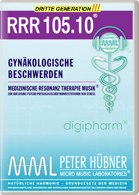 Peter Hübner - Medizinische Resonanz Therapie Musik<sup>®</sup> - RRR 105 Gynäkologische Beschwerden Nr. 10
