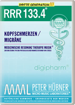 Peter Hübner - Medizinische Resonanz Therapie Musik<sup>®</sup> - RRR 133 Kopfschmerzen / Migräne Nr. 4
